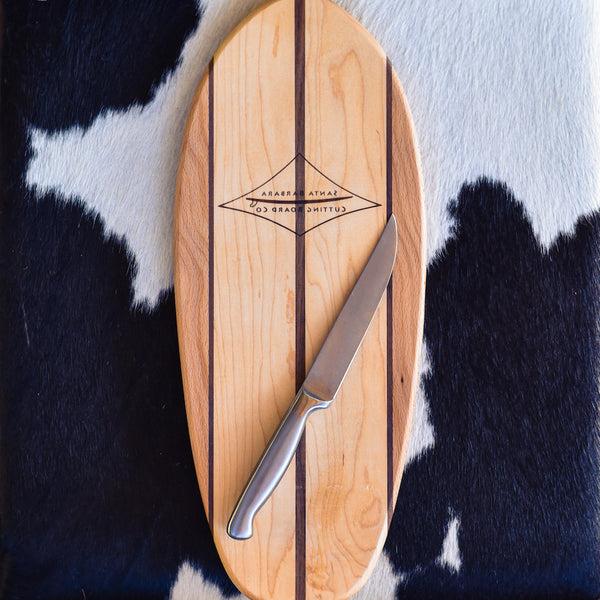 Maple Paipo Surf Cutting Board Cutting Boards - Santa Barbara Cutting Board Company, The Santa Barbara Company - 1